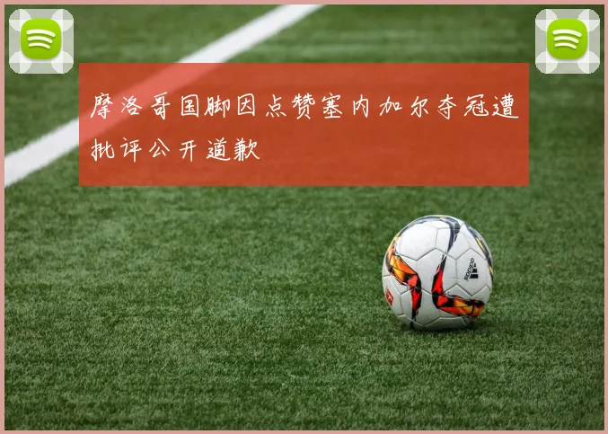 摩洛哥国脚因点赞塞内加尔夺冠遭批评公开道歉